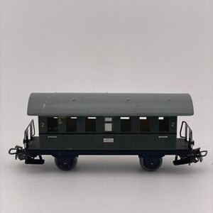 MARKLIN H0 - 4000 - Local Passenger Coach (60)/ BOX Model Train Green Black
